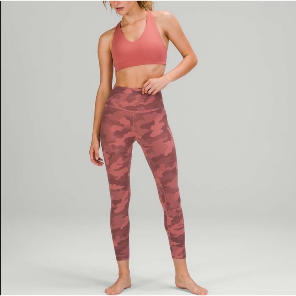Lululemon Align High Rise Camo Briar Rose Legging 28” size 10